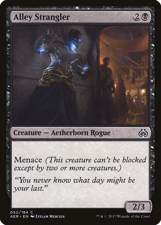 Alley Strangler (Intro Pack) [Aether Revolt Promos] Foil