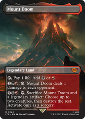 Mount Doom (Borderless Alternate Art) [The Lord of the Rings: Tales of Middle-Earth] | Silver Goblin