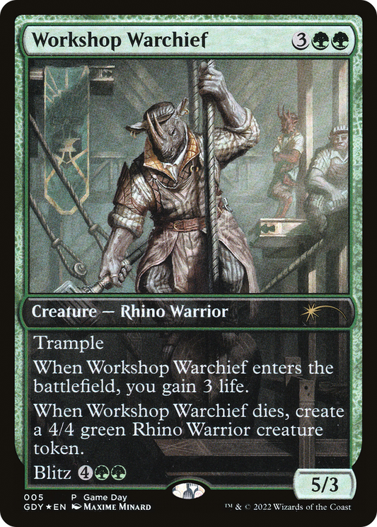 Workshop Warchief [Game Day 2022]