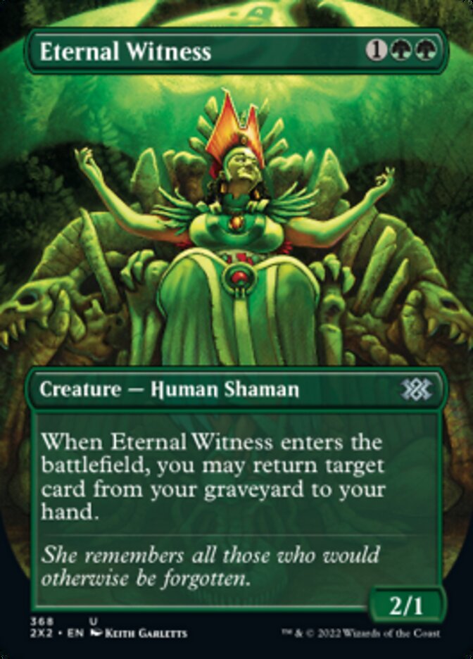 Eternal Witness (Borderless Alternate Art) [Double Masters 2022] | Silver Goblin