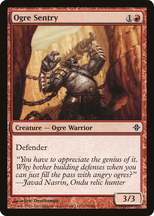Ogre Sentry [Rise of the Eldrazi] Foil