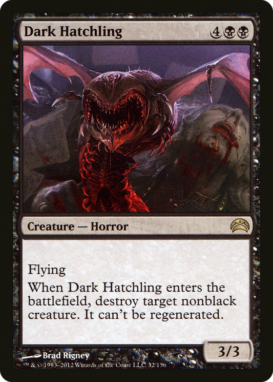 Dark Hatchling [Planechase 2012] Foil
