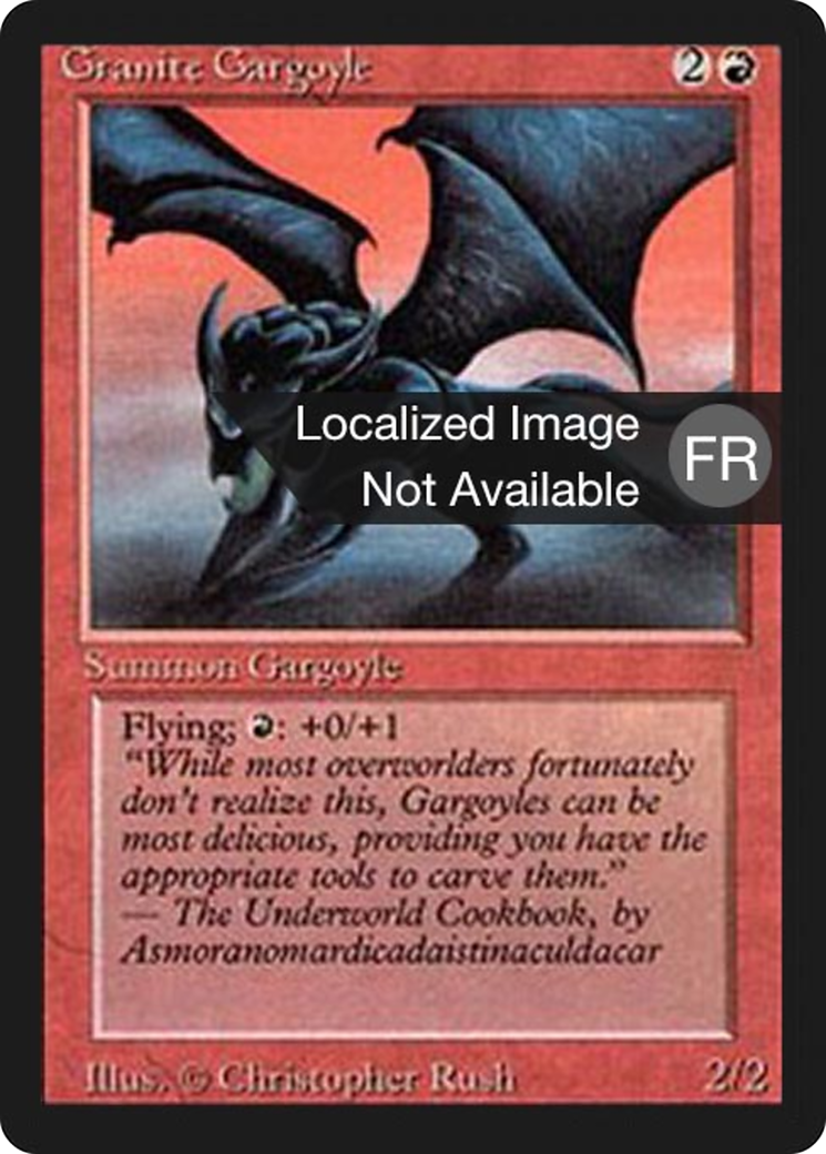 Granite Gargoyle [Foreign Black Border] | Silver Goblin