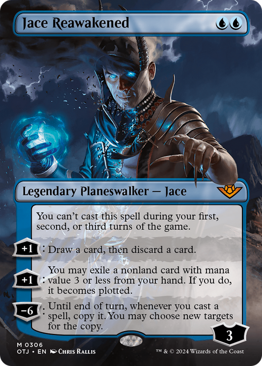 Jace Reawakened (Borderless) [Outlaws of Thunder Junction] Foil