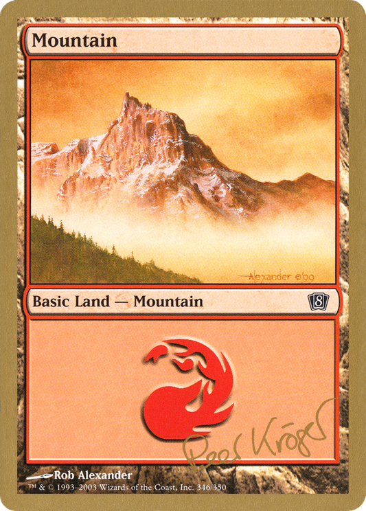 Mountain (pk346) (Peer Kroger) [World Championship Decks 2003]