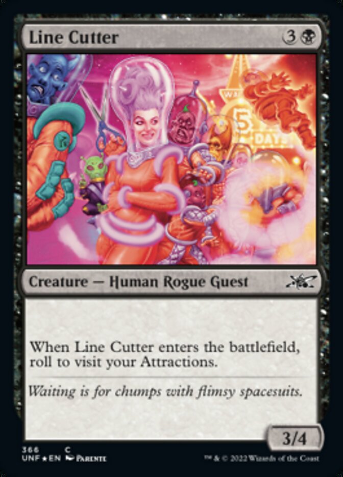 Line Cutter (Galaxy Foil) [Unfinity] | Silver Goblin