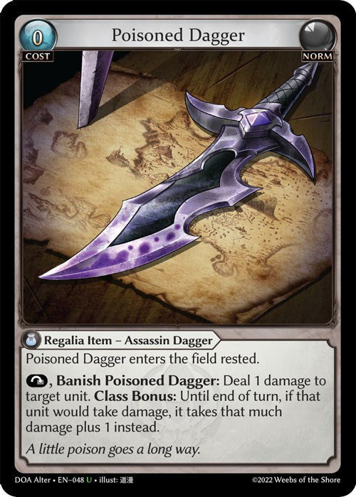Poisoned Dagger (048) [Dawn of Ashes: Alter Edition] Foil