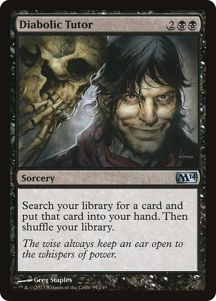 Diabolic Tutor [Magic 2014] Foil