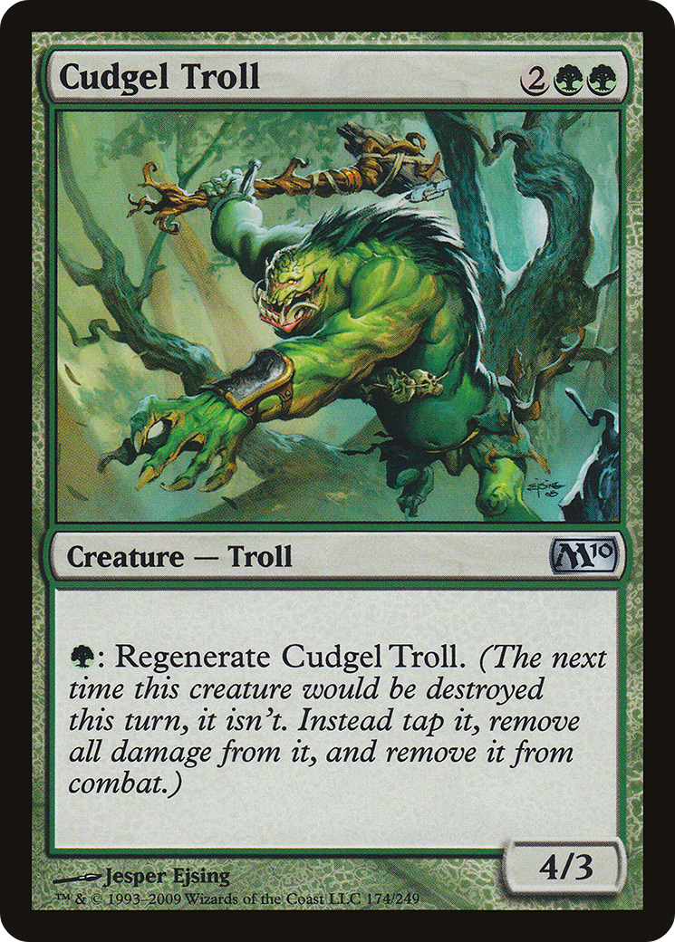 Cudgel Troll [Magic 2010] Foil