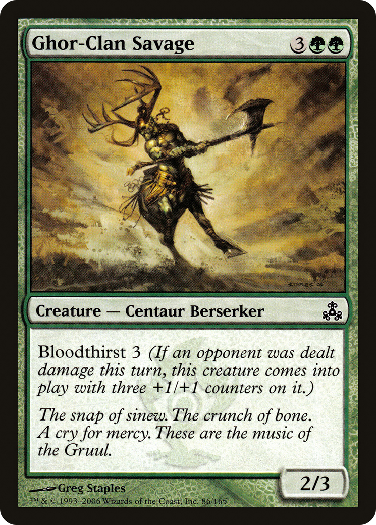 Ghor-Clan Savage [Guildpact] Foil