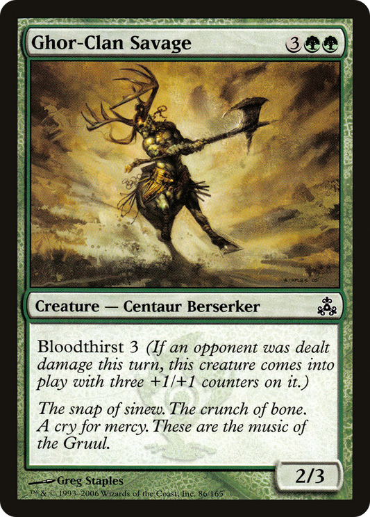 Ghor-Clan Savage [Guildpact] Foil