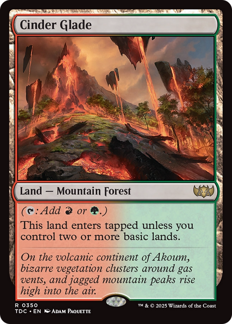 Cinder Glade (350) - Commander: Tarkir: Dragonstorm