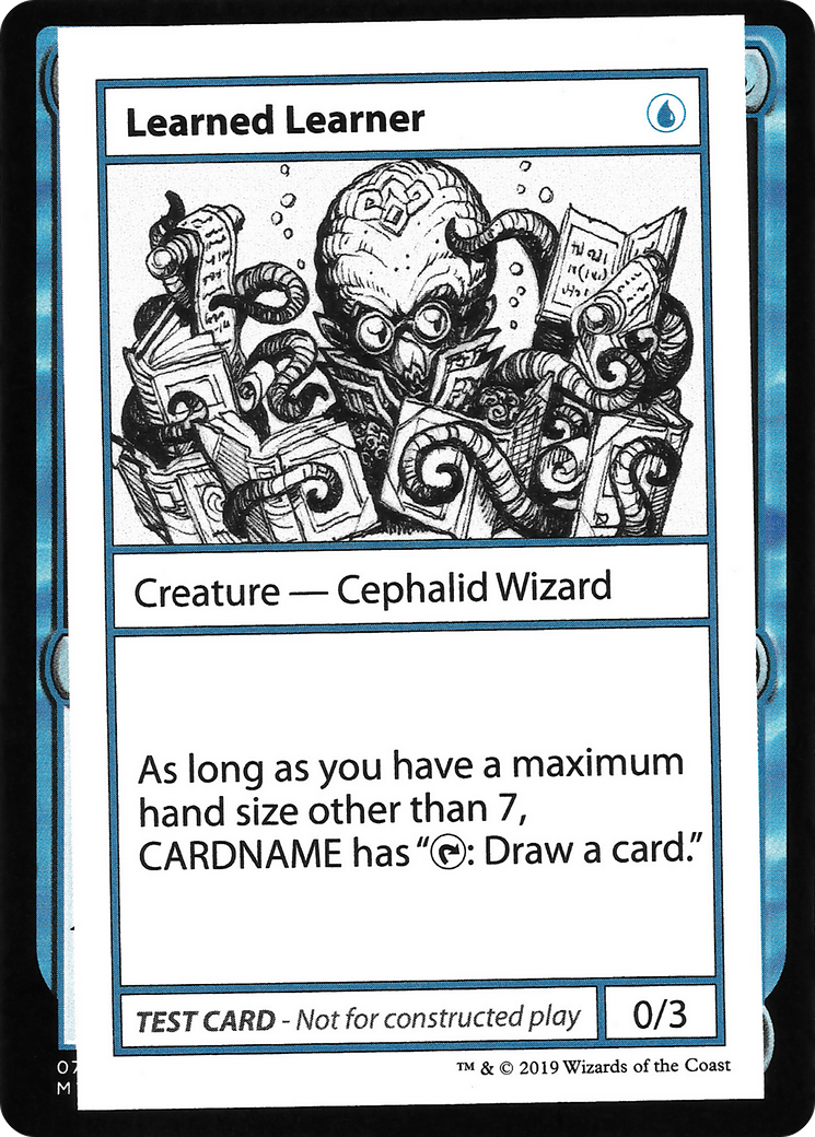 Learned Learner (2021 Edition) [Mystery Booster Playtest Cards]