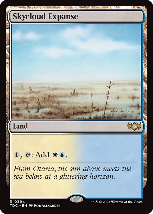 Skycloud Expanse (394) - Commander: Tarkir: Dragonstorm