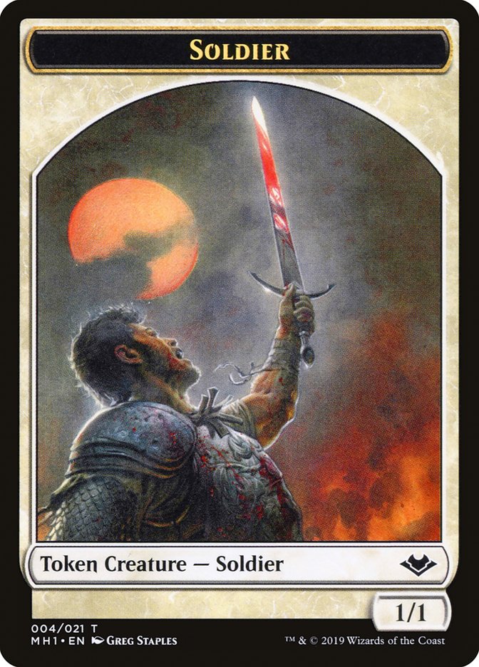 Soldier Token [Modern Horizons Tokens] | Silver Goblin