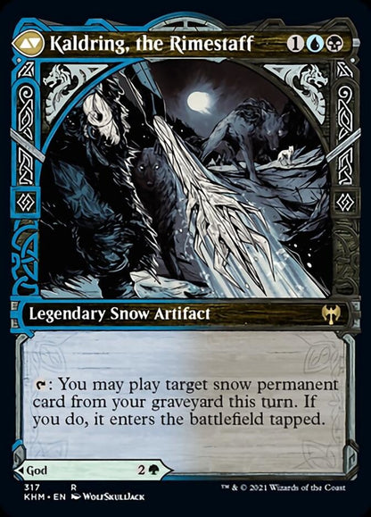 Jorn, God of Winter // Kaldring, the Rimestaff (Showcase) [Kaldheim] Foil