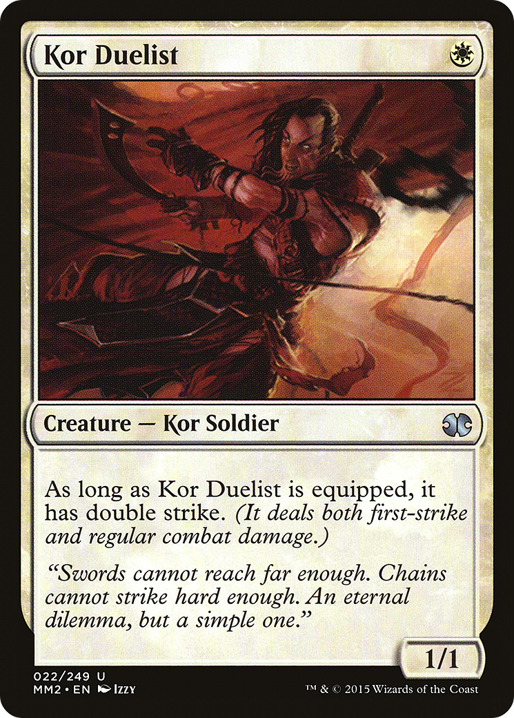 Kor Duelist [Modern Masters 2015] Foil