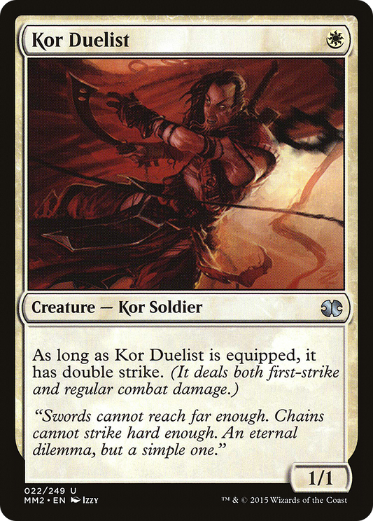 Kor Duelist [Modern Masters 2015] Foil
