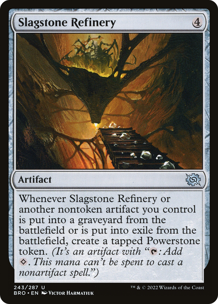 Slagstone Refinery [The Brothers' War] Foil