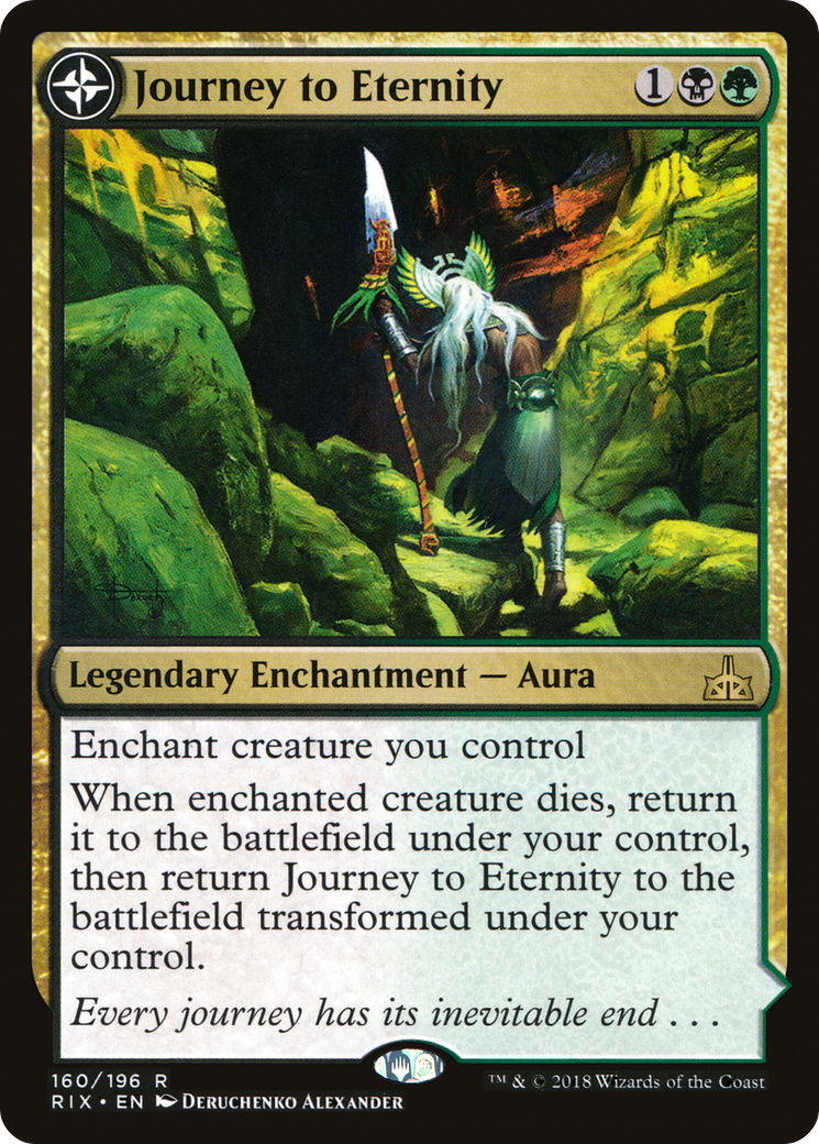 Journey to Eternity // Atzal, Cave of Eternity (160) Foil - Rivals of Ixalan