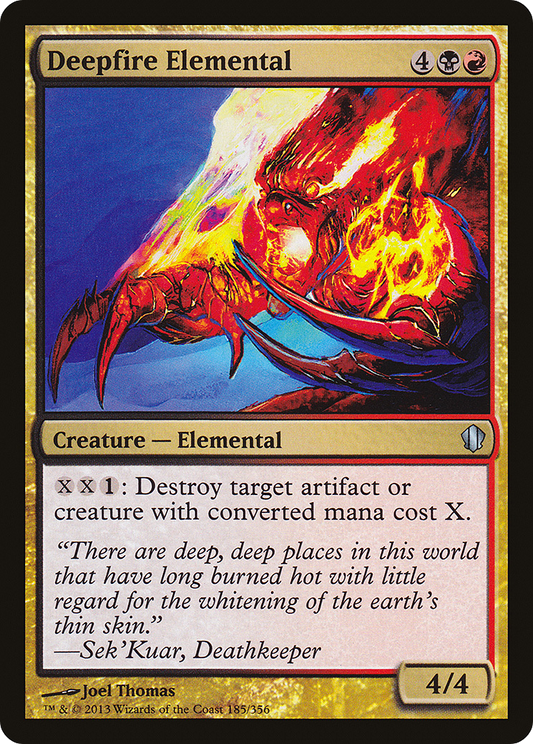 Deepfire Elemental [Commander 2013]