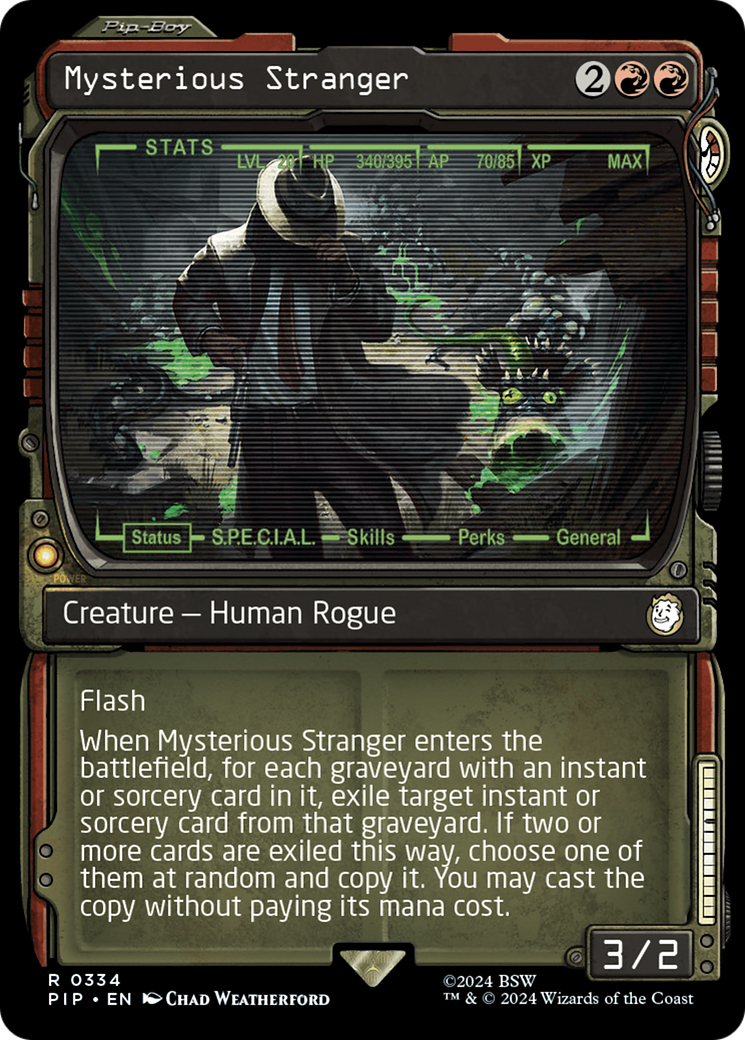 Mysterious Stranger (Showcase) [Fallout] Foil
