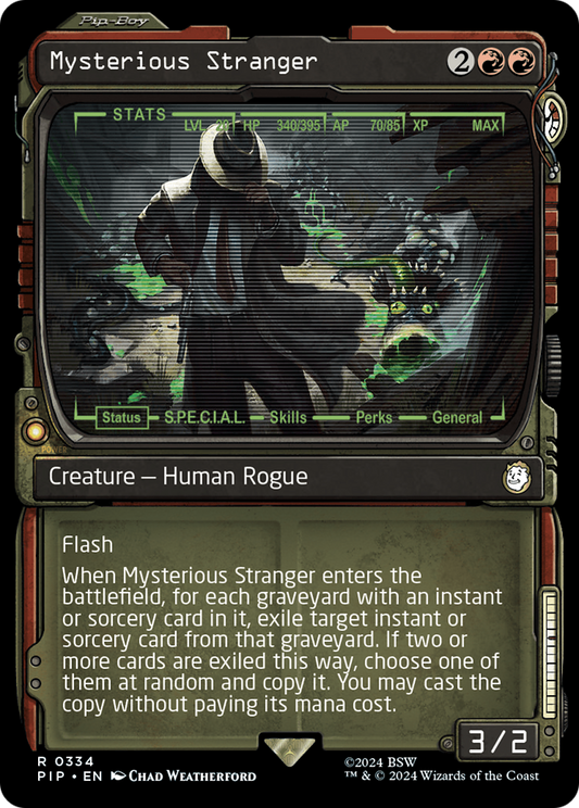 Mysterious Stranger (Showcase) [Fallout] Foil