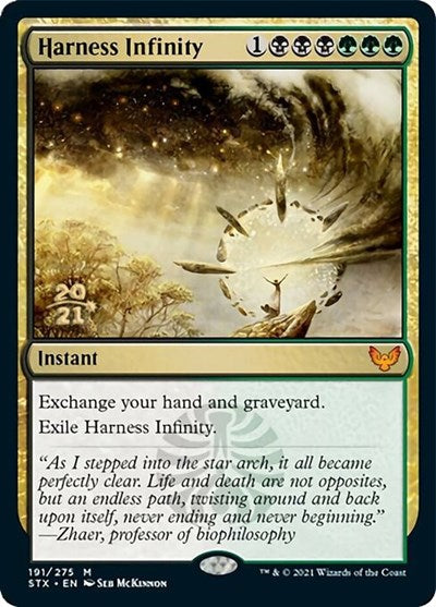 Harness Infinity [Strixhaven: School of Mages Prerelease Promos] | Silver Goblin