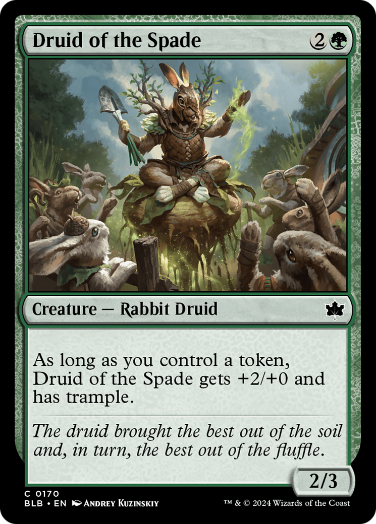 Druid of the Spade [Bloomburrow] | Silver Goblin