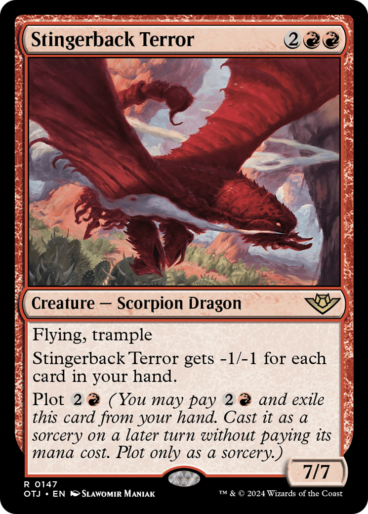Stingerback Terror [Outlaws of Thunder Junction] Foil