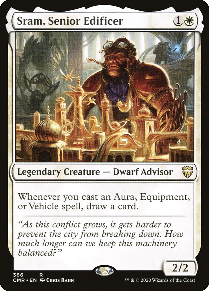 Sram, Senior Edificer [Commander Legends] | Silver Goblin