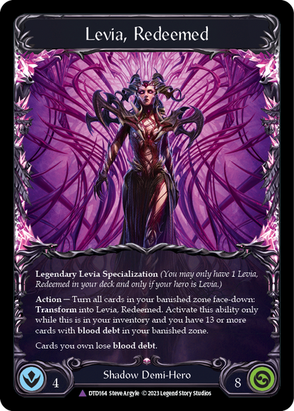 Levia, Redeemed // Blasmophet, Levia Consumed (Marvel) (DTD164) Cold Foil - Dusk till Dawn