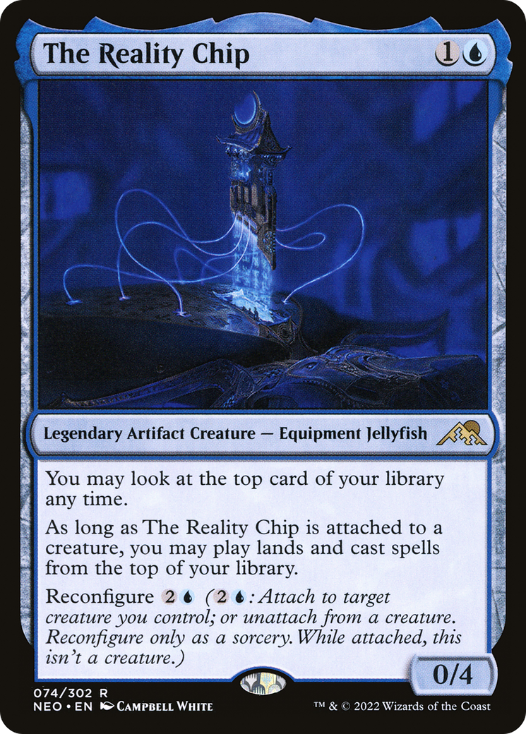 The Reality Chip [Kamigawa: Neon Dynasty] Foil