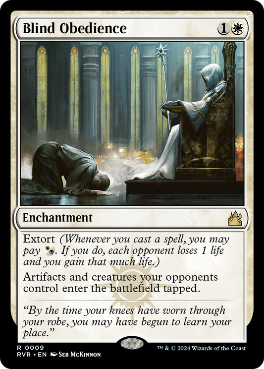 Blind Obedience [Ravnica Remastered] Foil