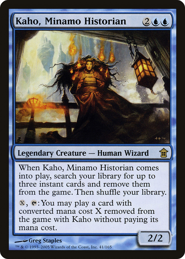 Kaho, Minamo Historian (041) - Saviors of Kamigawa