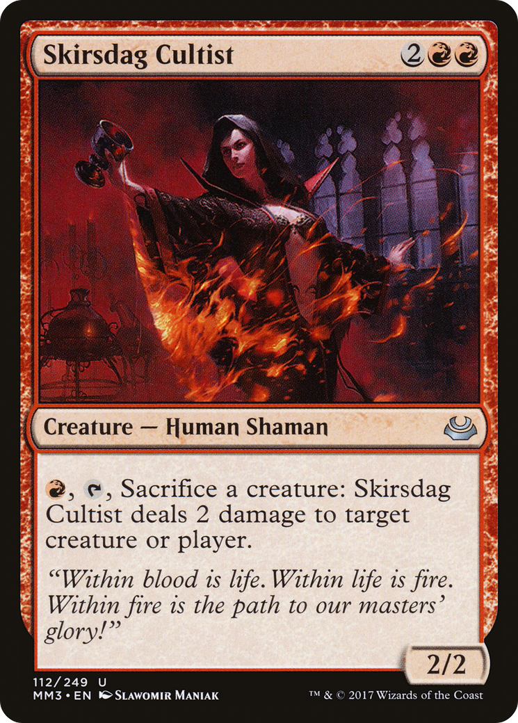 Skirsdag Cultist (112) Foil - Modern Masters 2017