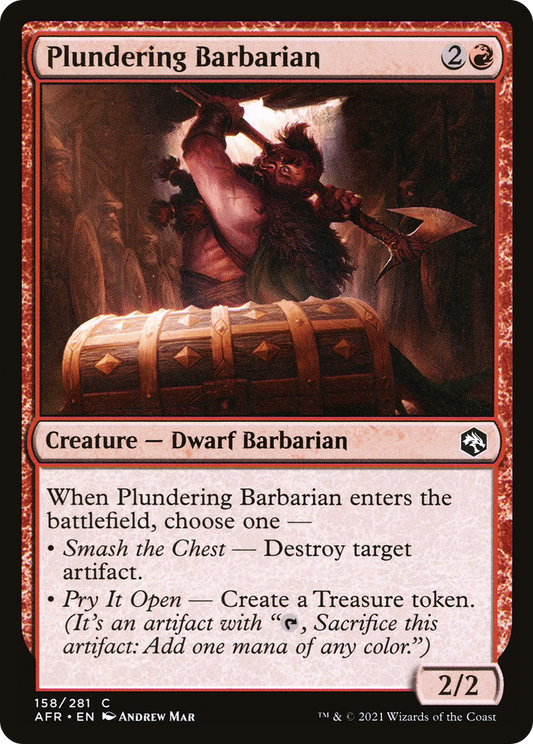Plundering Barbarian [Dungeons & Dragons: Adventures in the Forgotten Realms] Foil