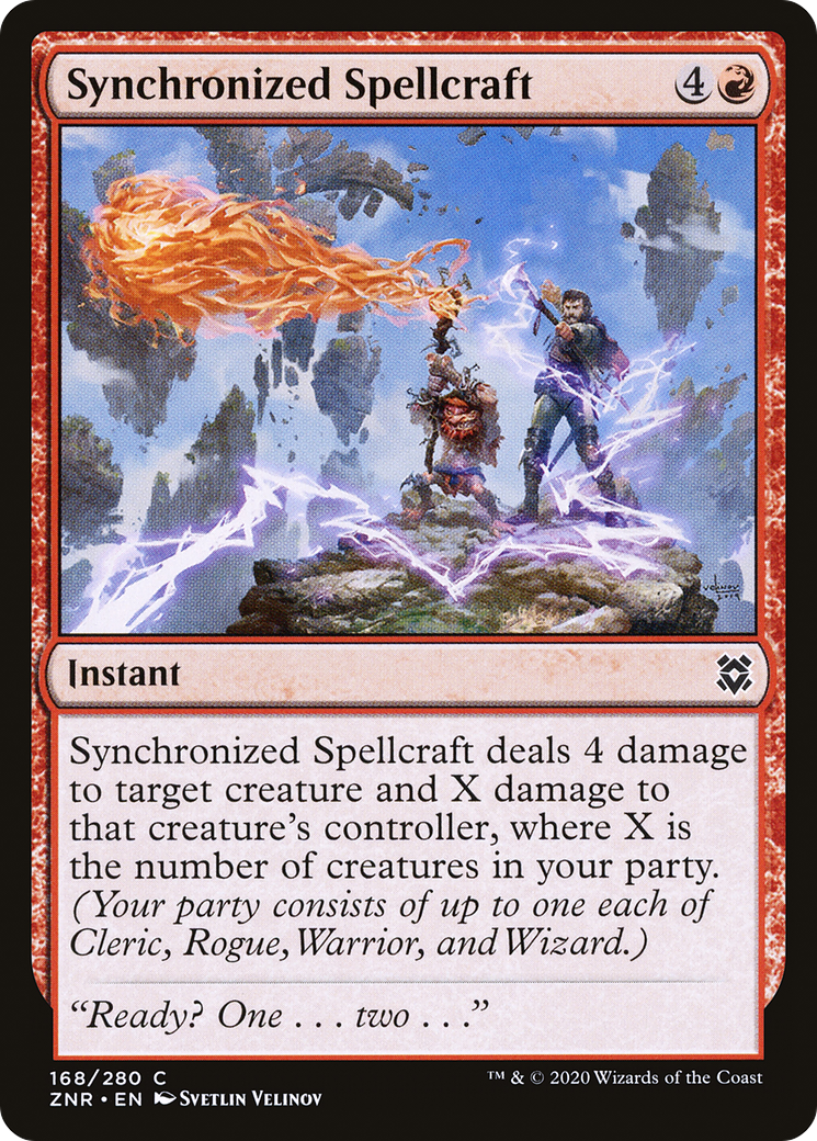 Synchronized Spellcraft [Zendikar Rising] | Silver Goblin