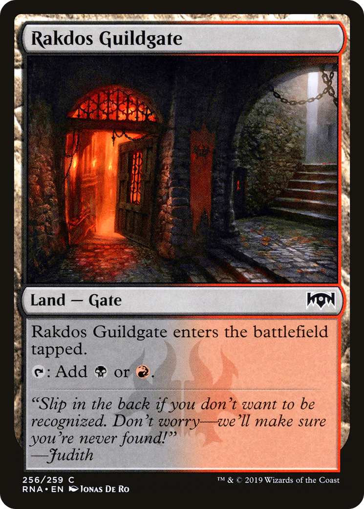 Rakdos Guildgate (256/259) [Ravnica Allegiance] Foil