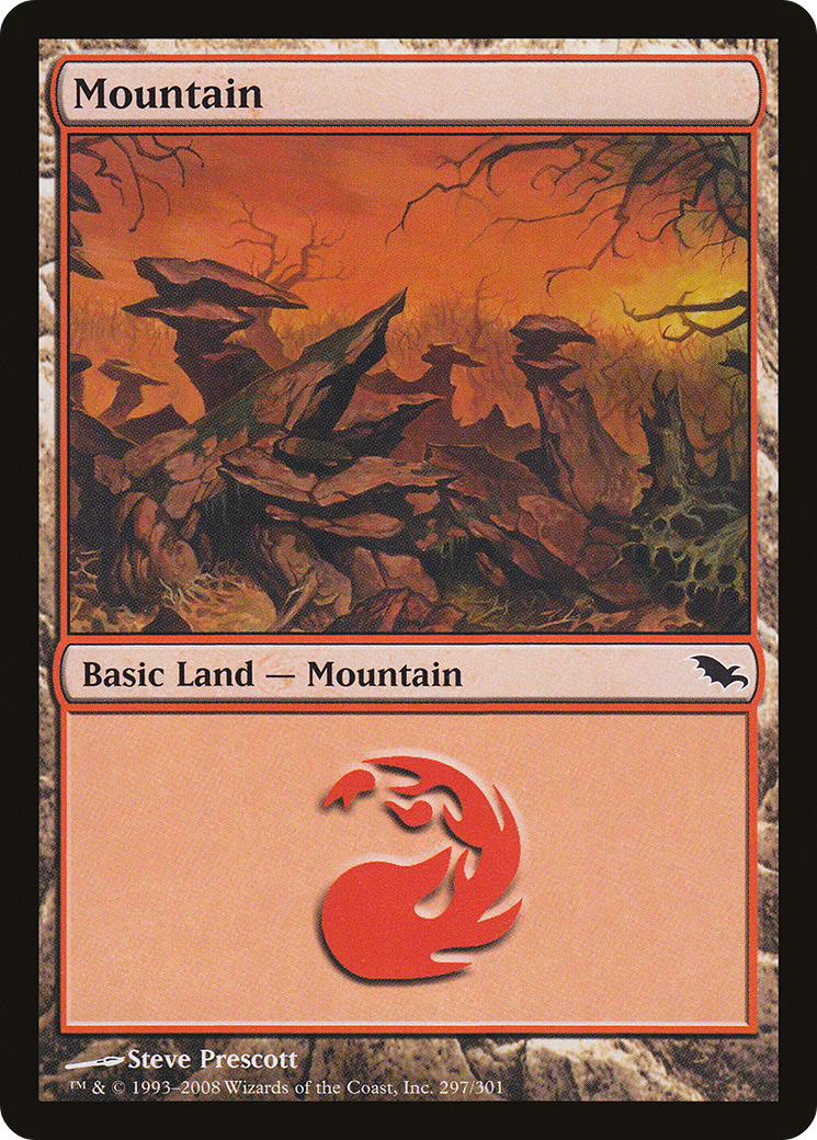 Mountain (297) [Shadowmoor] | Silver Goblin