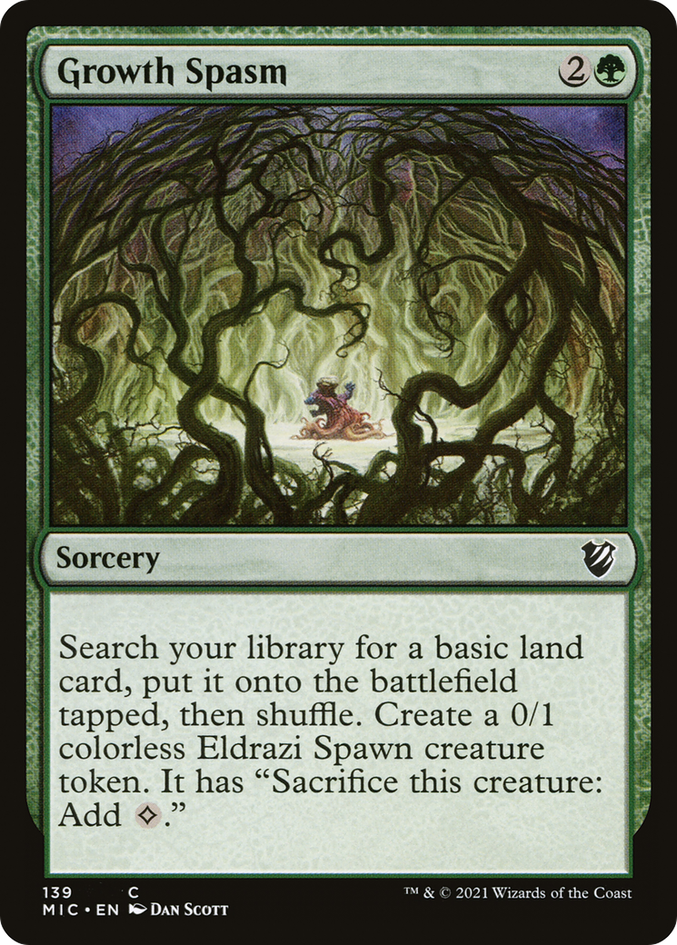 Growth Spasm [Innistrad: Midnight Hunt Commander] | Silver Goblin