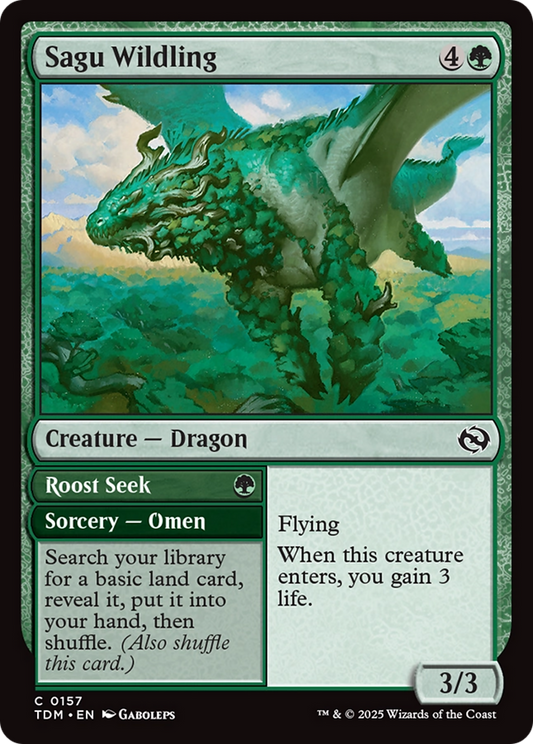Sagu Wildling // Roost Seek (157) - Tarkir: Dragonstorm