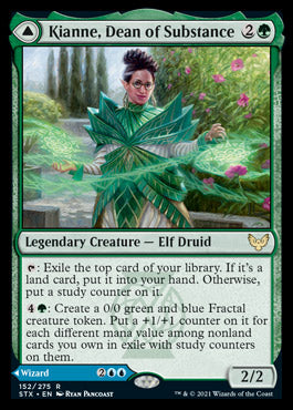 Kianne, Dean of Substance // Imbraham, Dean of Theory [Strixhaven: School of Mages] Foil