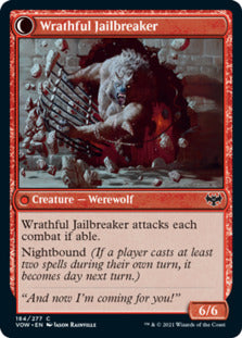 Weary Prisoner // Wrathful Jailbreaker [Innistrad: Crimson Vow] Foil