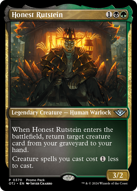 Honest Rutstein (Promo Pack) [Outlaws of Thunder Junction Promos] Foil