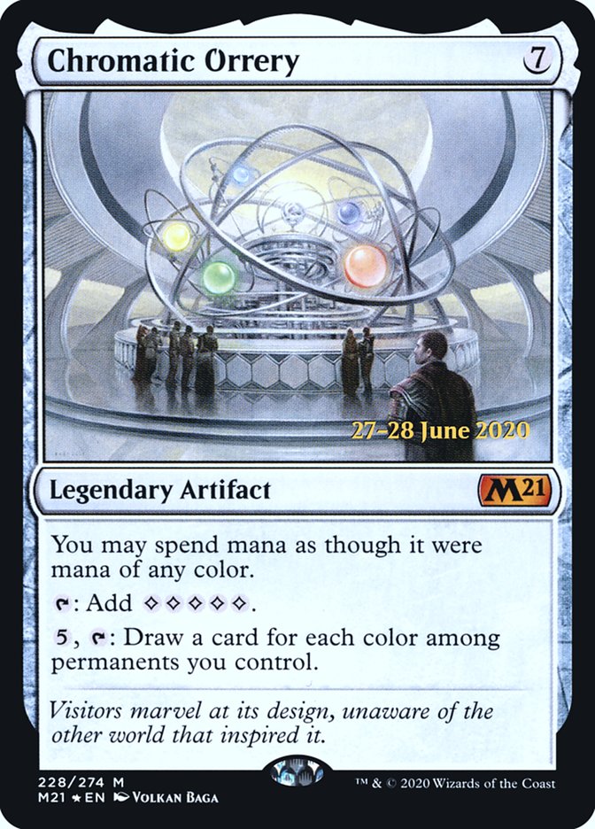 Chromatic Orrery [Core Set 2021 Prerelease Promos] | Silver Goblin