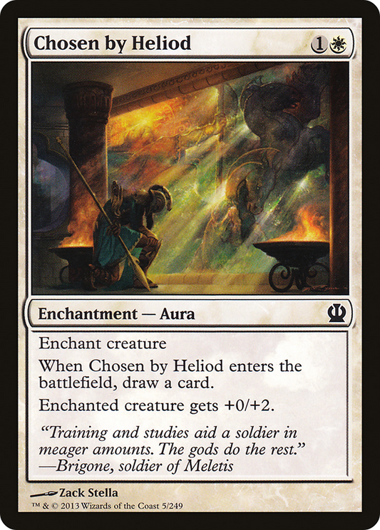 Chosen by Heliod [Theros] Foil