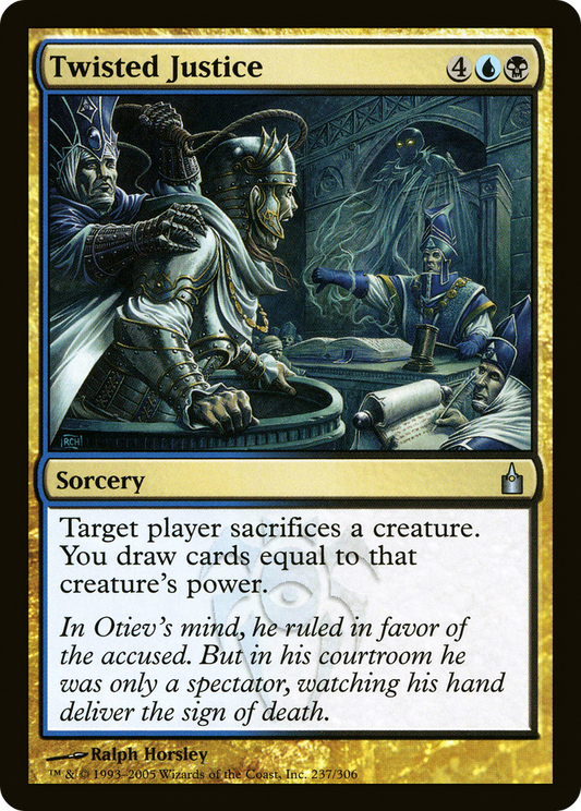 Twisted Justice [Ravnica: City of Guilds] Foil