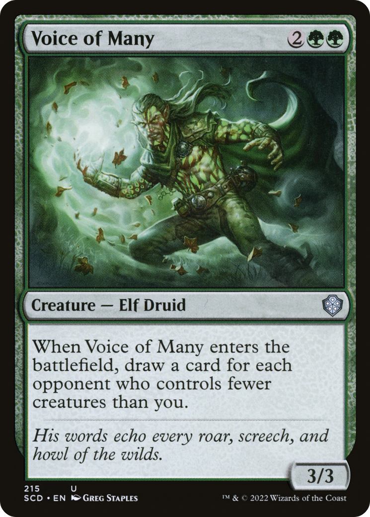 Voice of Many [Starter Commander Decks]