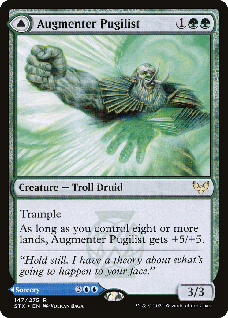 Augmenter Pugilist // Echoing Equation [Strixhaven: School of Mages] Foil